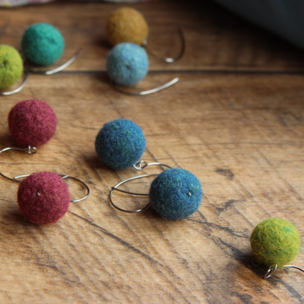 Bubbly alpaca earrings - Image 2