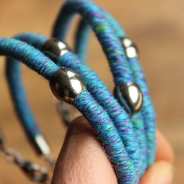 ethical alpaca bracelet gift yarn