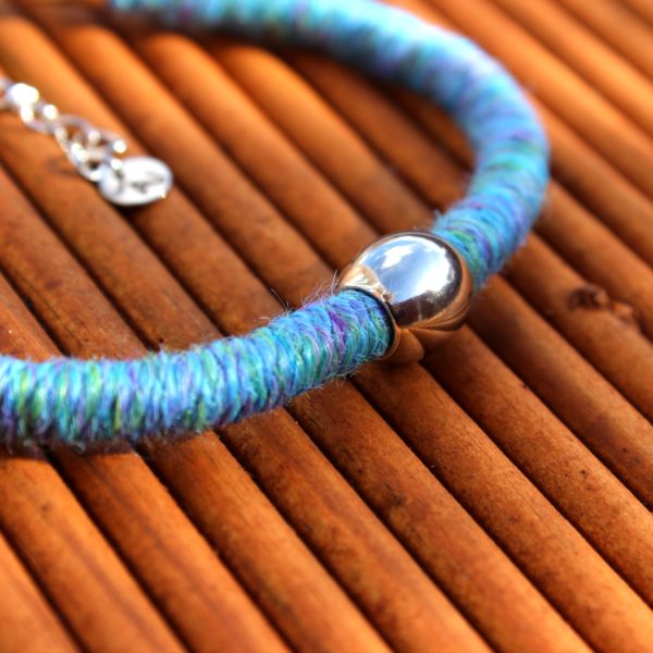 ethical alpaca bracelet gift yarn