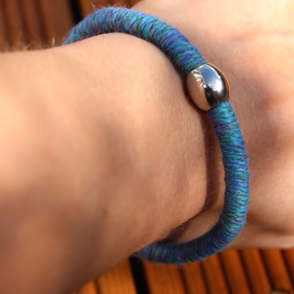 ethical alpaca bracelet gift yarn