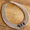 ethical alpaca necklace gift yarn