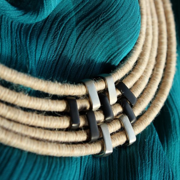 ethical alpaca necklace gift yarn