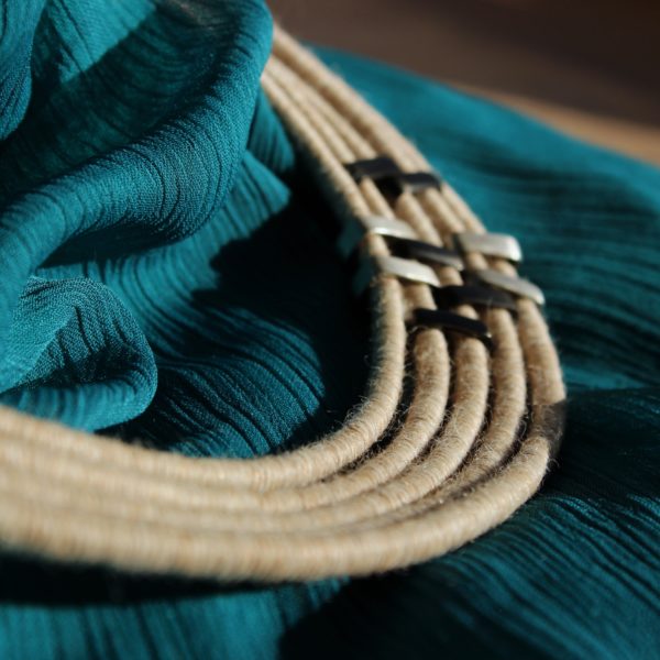 ethical alpaca necklace gift yarn