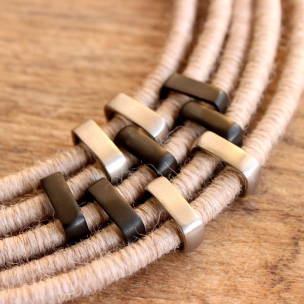 ethical alpaca necklace gift yarn