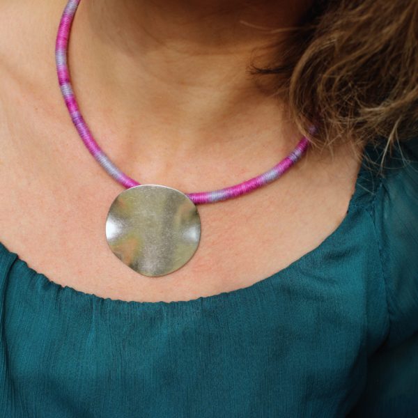 ethical alpaca necklace gift yarn