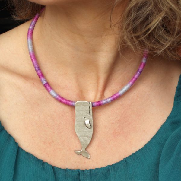 ethical alpaca necklace gift yarn