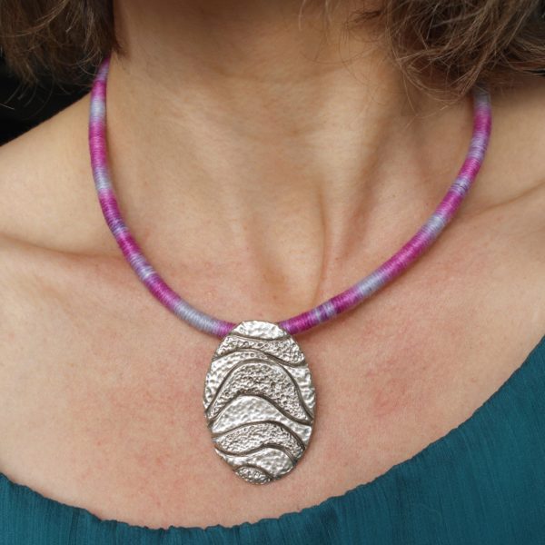 ethical alpaca necklace gift yarn