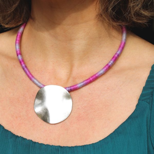 ethical alpaca necklace gift yarn