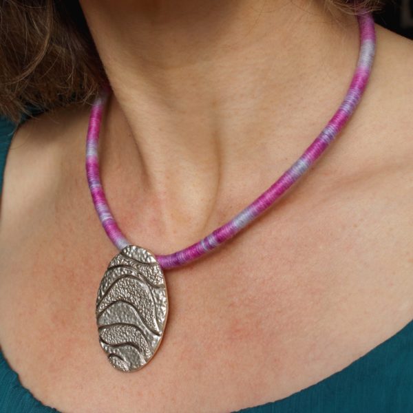 ethical alpaca necklace gift yarn