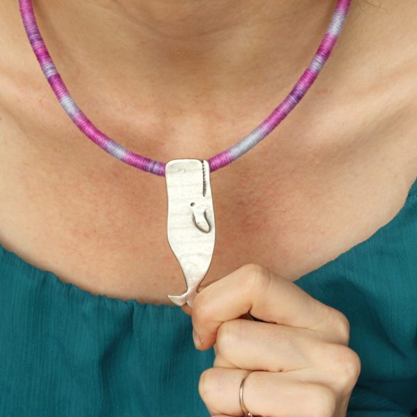 ethical alpaca necklace gift yarn