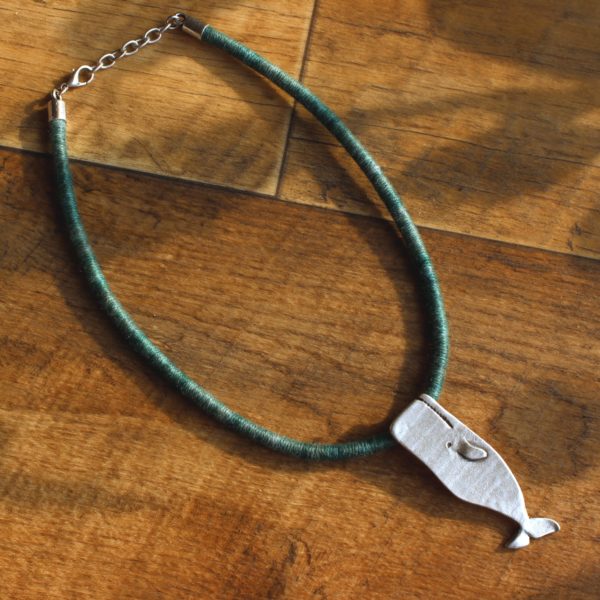 ethical alpaca necklace gift yarn