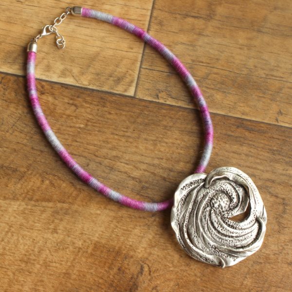 ethical alpaca necklace gift yarn