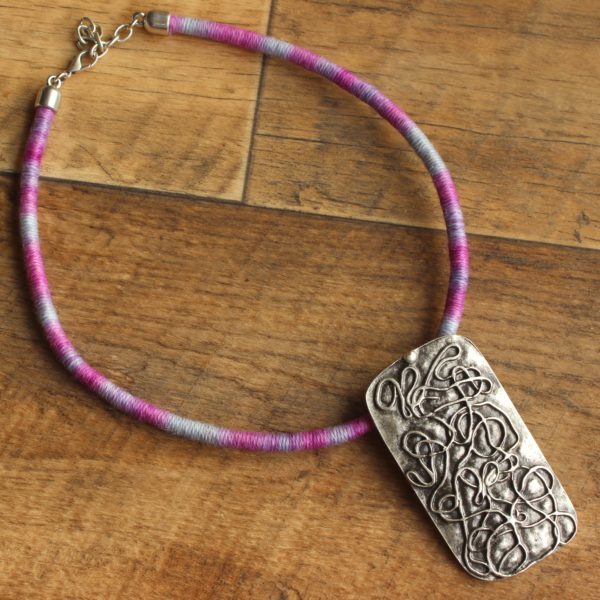 ethical alpaca necklace gift yarn