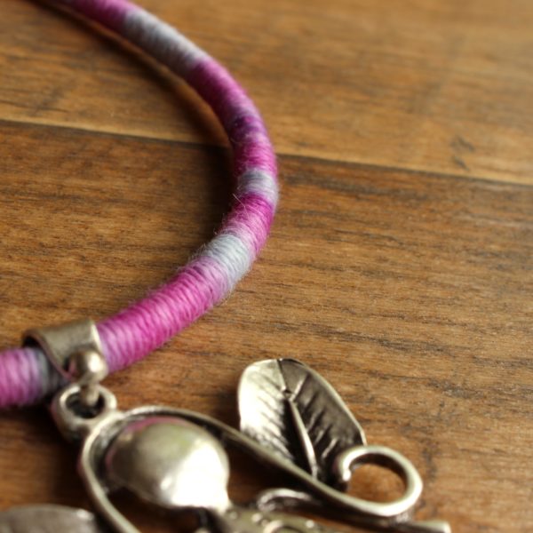 ethical alpaca necklace gift yarn