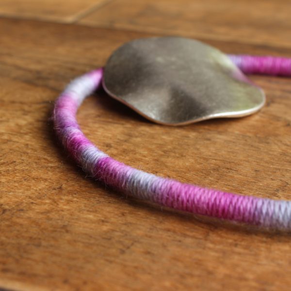 ethical alpaca necklace gift yarn