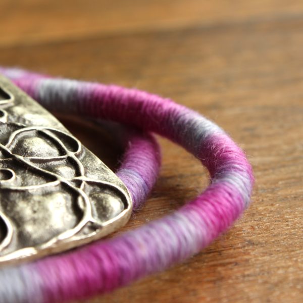 ethical alpaca necklace gift yarn