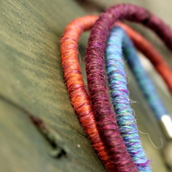 ethical alpaca bracelet gift yarn