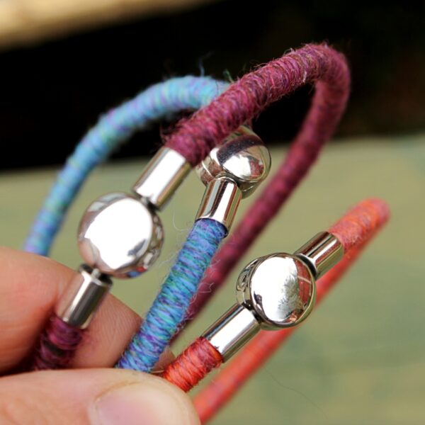 ethical alpaca bracelet gift yarn