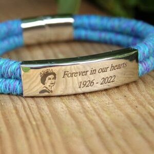 ethical alpaca bracelet queen elizabeth II forever hearts