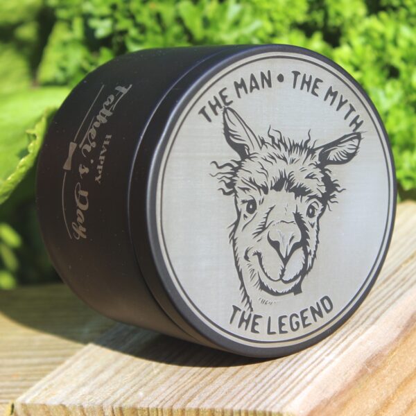 Alpaca candle 8oz Fathers day tobacco absolute soy wax