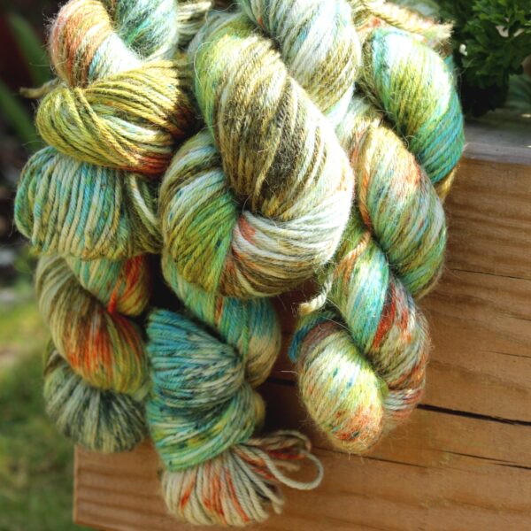 hand-dyed ethical British baby alpaca yarn