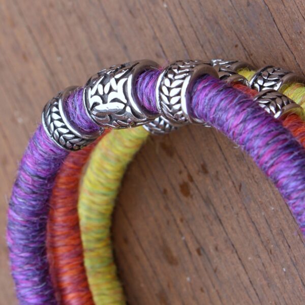 ethical baby alpaca bracelet made in the uk
