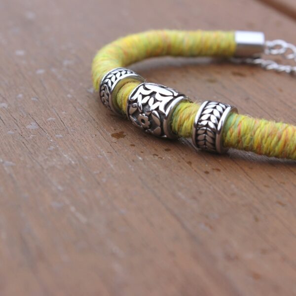 ethical baby alpaca bracelet made in the uk