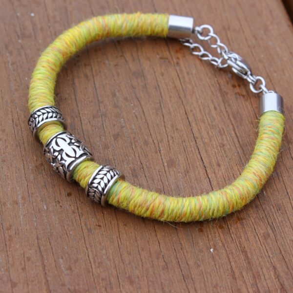 ethical baby alpaca bracelet made in the uk
