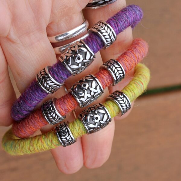 ethical baby alpaca bracelet made in the uk
