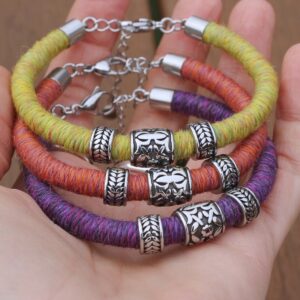 ethical baby alpaca bracelet made in the uk