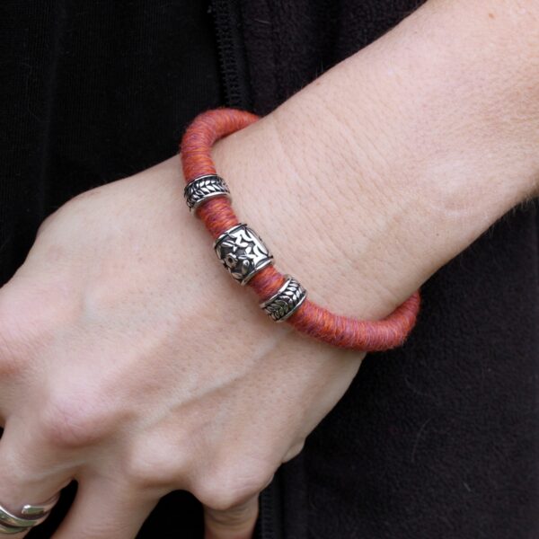 ethical baby alpaca bracelet made in the uk