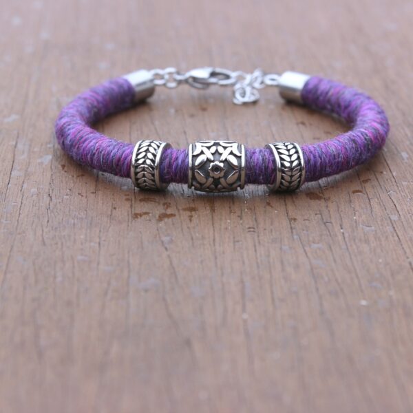 ethical baby alpaca bracelet made in the uk