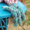 British hand-dyed 100% baby alpaca yarn | DK | Turquoise Fantasy